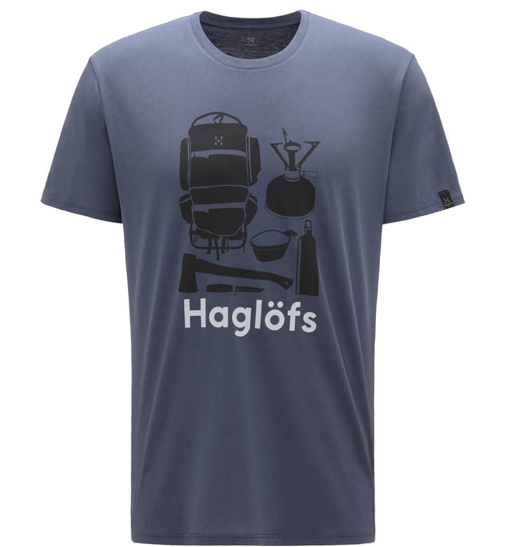 Camp Tee Men Dense Blue/True Black Camp Tee Men Dense Blue/True Black