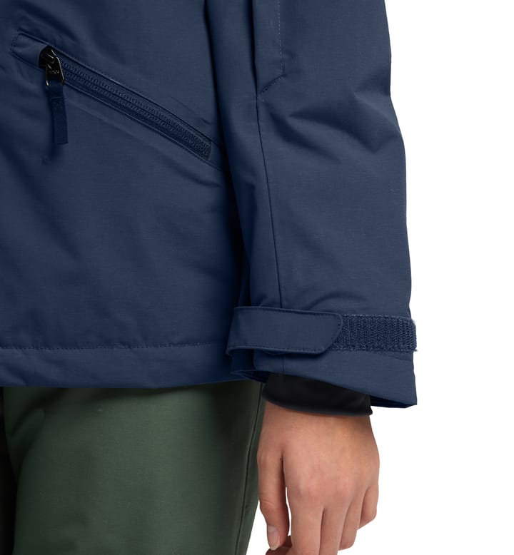 Niva Insulated Jacket Junior Tarn Blue