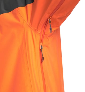 Spitz Jacket Men Flame Orange/Magnetite