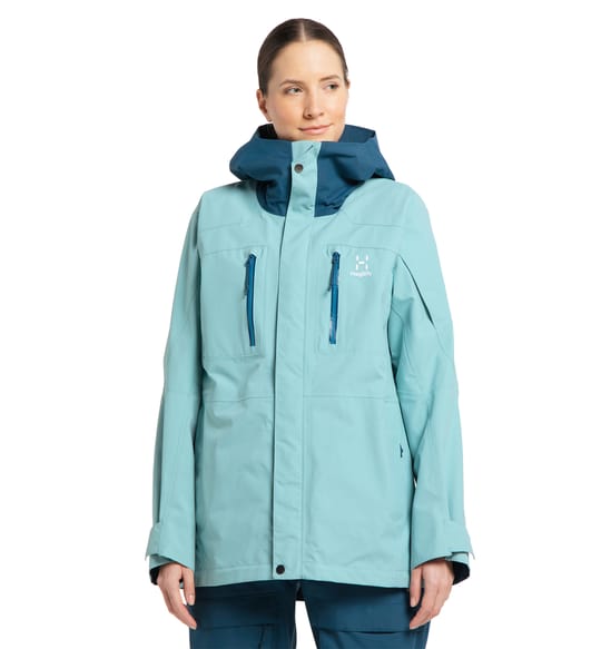 Elation GTX Jacket Women | Frost Blue/Dark Ocean | Outlet Women ...