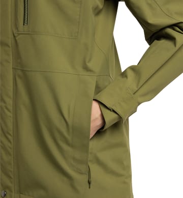 Elation GTX Jacket Women Olive Green/Thyme Green
