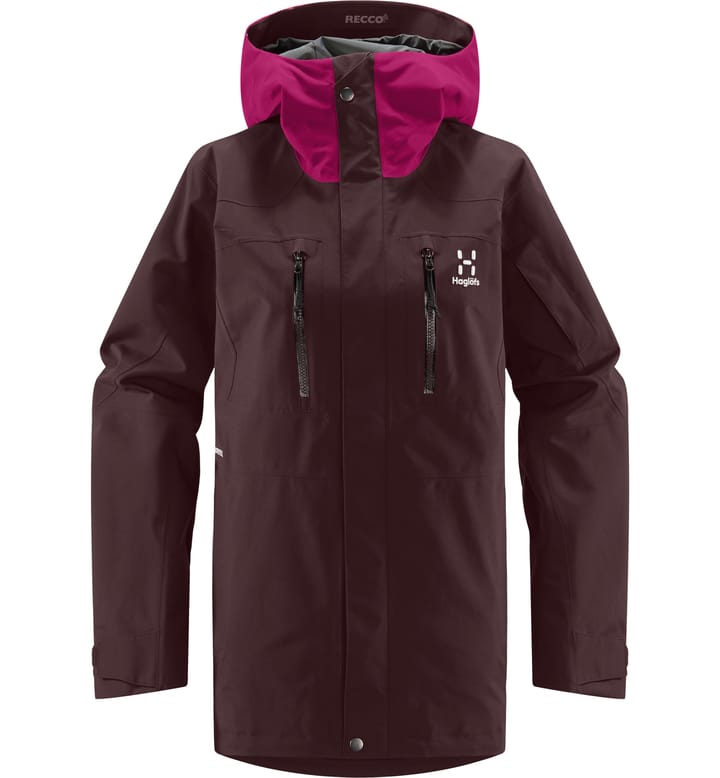 Elation GTX Jacket Women Burgundy Brown/Deep Pink