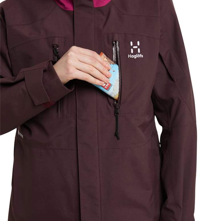 Elation GTX Jacket Women Burgundy Brown/Deep Pink Elation GTX Jacket Women Burgundy Brown/Deep Pink