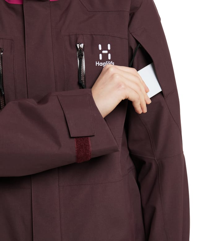 Elation GTX Jacket Women Burgundy Brown/Deep Pink Elation GTX Jacket Women Burgundy Brown/Deep Pink