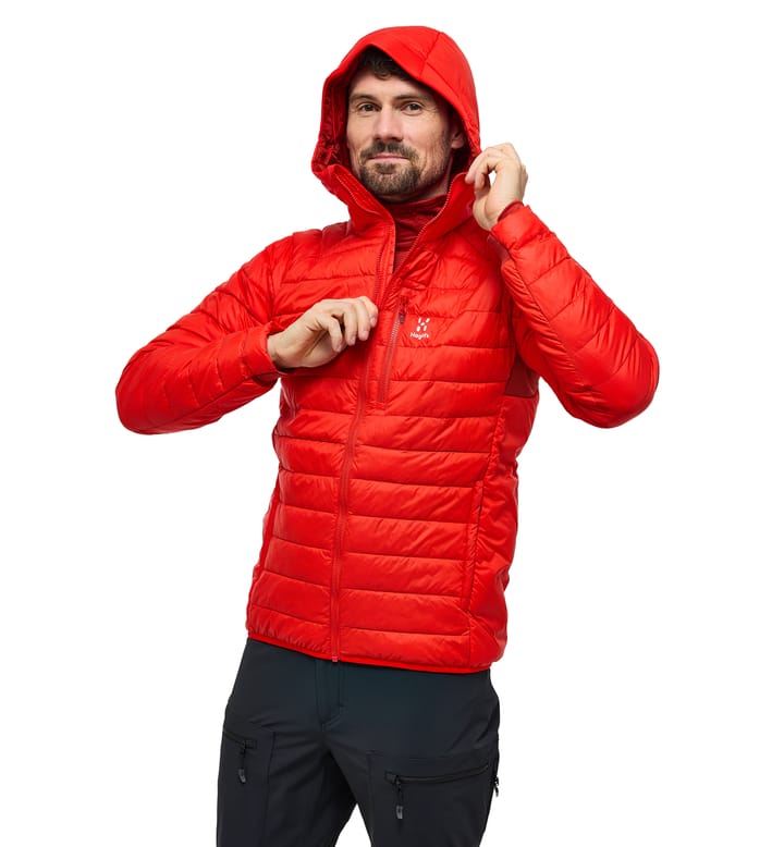Spire Mimic Hood Men Zenith Red Spire Mimic Hood Men Zenith Red