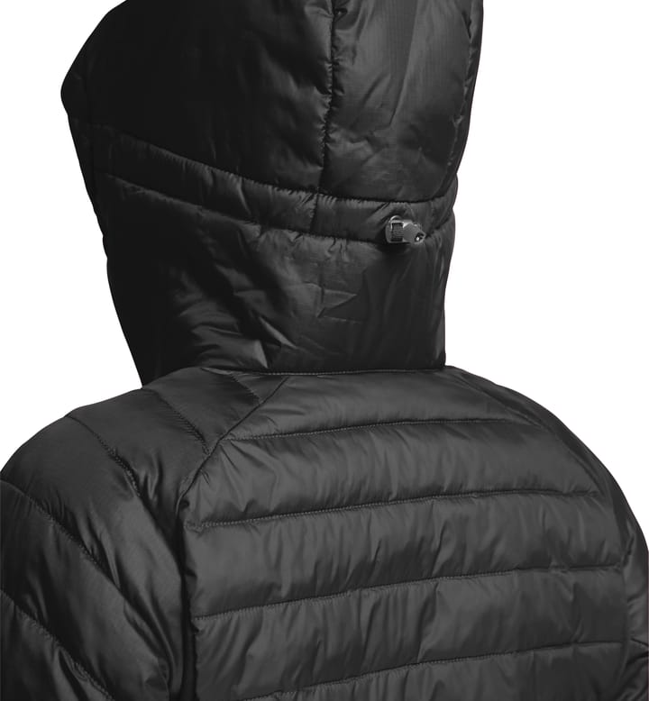 Spire Mimic Hood Women, Spire Mimic Hood Women True Black Solid Spire Mimic Hood Women, Spire Mimic Hood Women True Black Solid