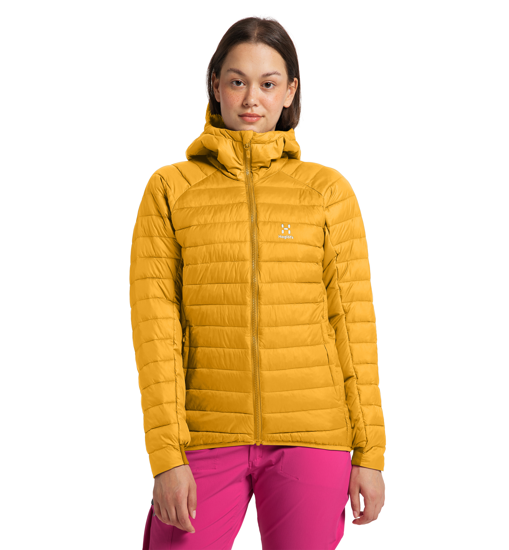 Spire Mimic Hood Women | Autumn Leaves | Mountaineering | Women ...