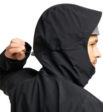 Roc GTX Jacket Men | True Black | Activities | Mountaineering | Shell jackets | Waterproof jackets | Raincoats | Windbreaker Windproof jackets | | Activities | Men | Mountaineering | GORE-TEX jackets | Jackets | Haglöfs