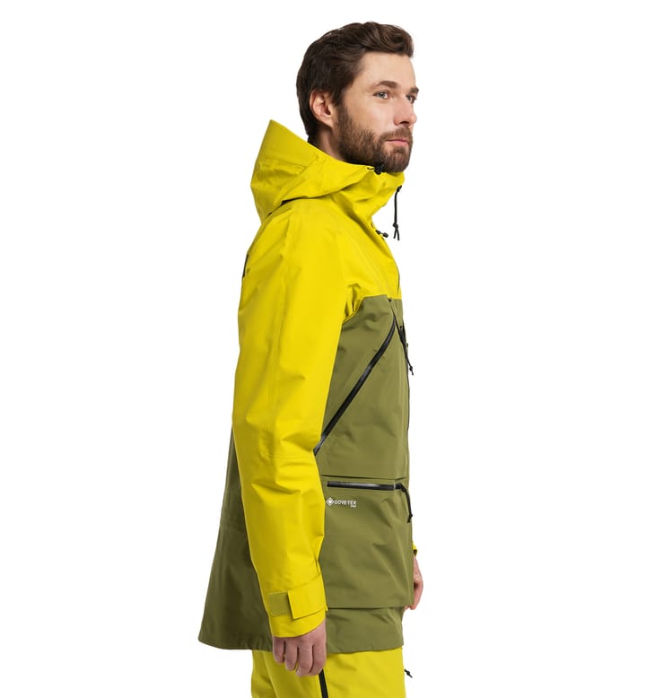 Vassi GTX Pro Jacket Men | Olive Green/Aurora | Jackets 