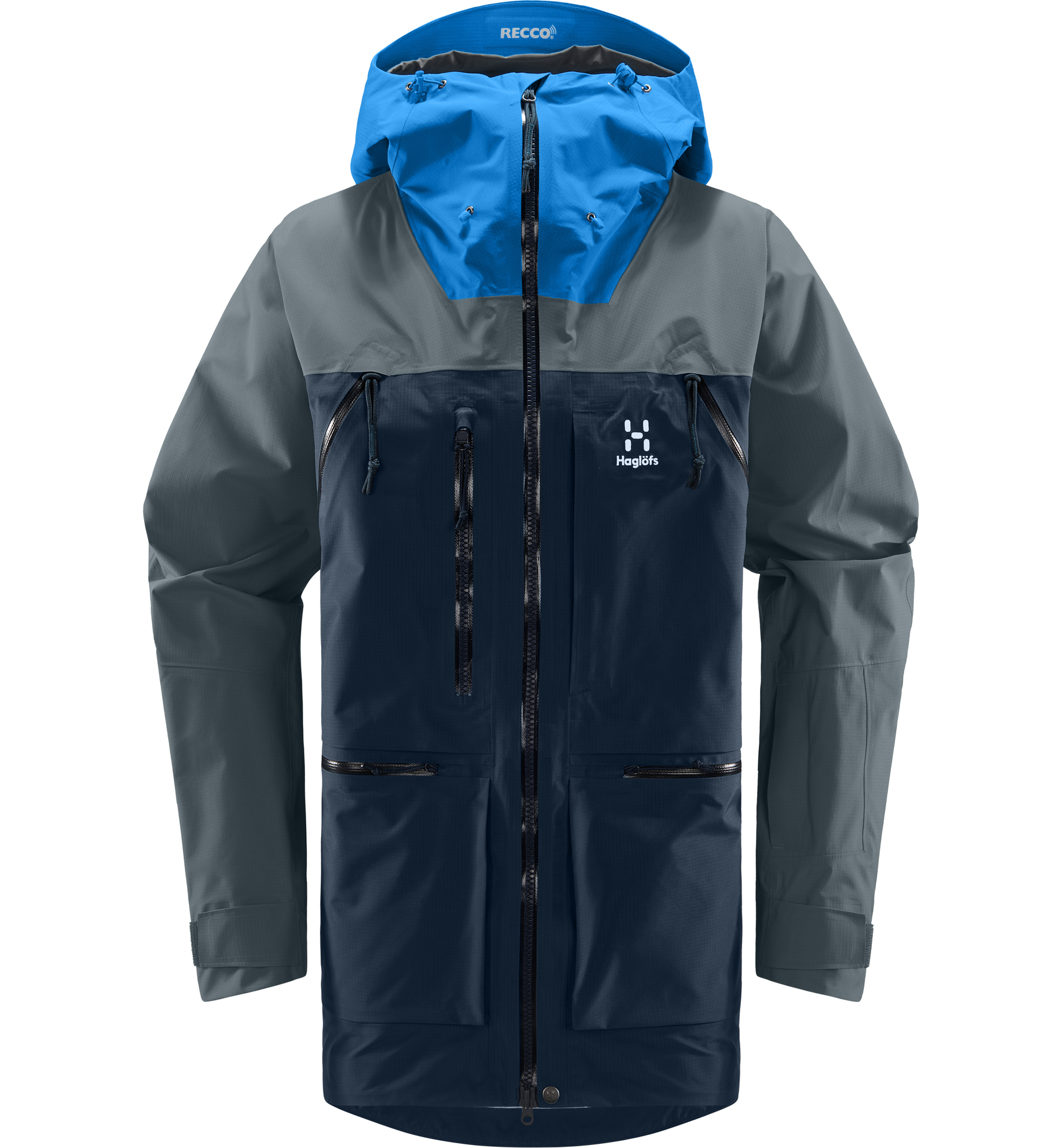 Vassi GTX Pro Jacket Men | Burgundy Brown/Tarn Blue | Jackets 