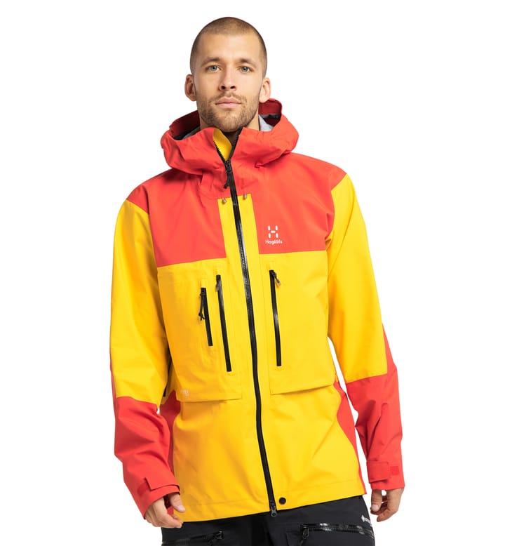 Roc Nordic GTX PRO Jacket Men, Roc Nordic GTX Pro Jacket Men Pumpkin Yellow/Habanero