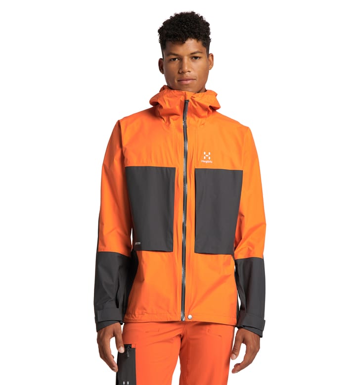 Roc Sheer GTX Jacket Men Flame Orange/Magnetite