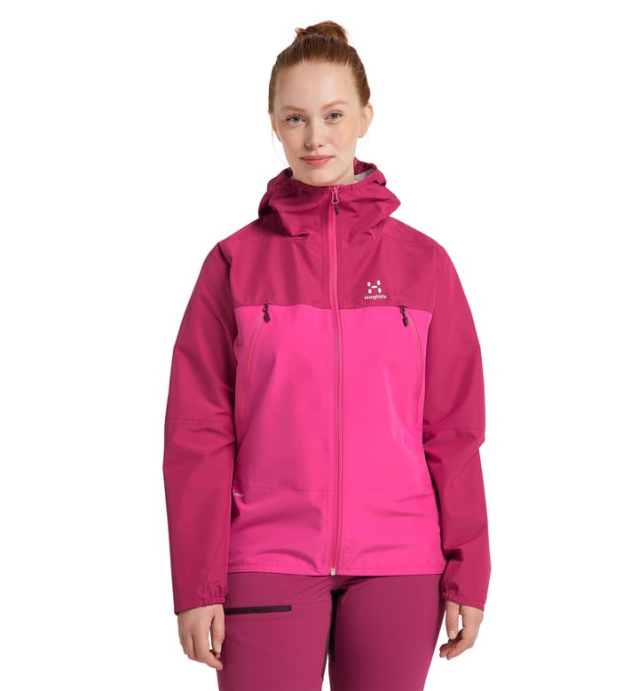 Spira Jacket Women | Deep Pink/Ultra Pink | Outlet | Outlet Women | Haglöfs