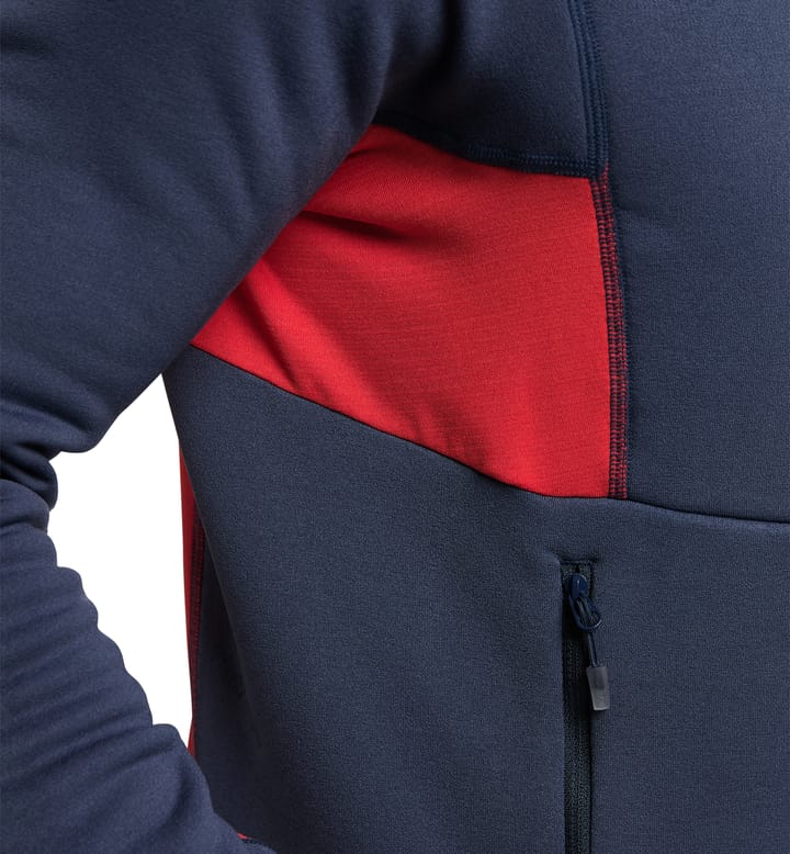 Roc Nordic Mid Hood Men Tarn Blue/Zenith Red Roc Nordic Mid Hood Men Tarn Blue/Zenith Red