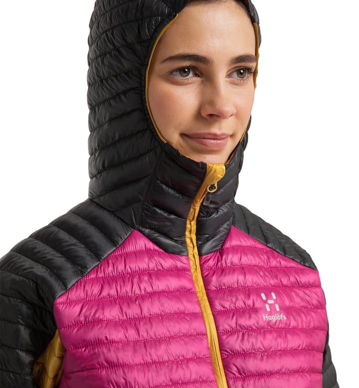 L.I.M Mimic Hood Women Autumn Leaves/Ultra Pink L.I.M Mimic Hood Women Autumn Leaves/Ultra Pink