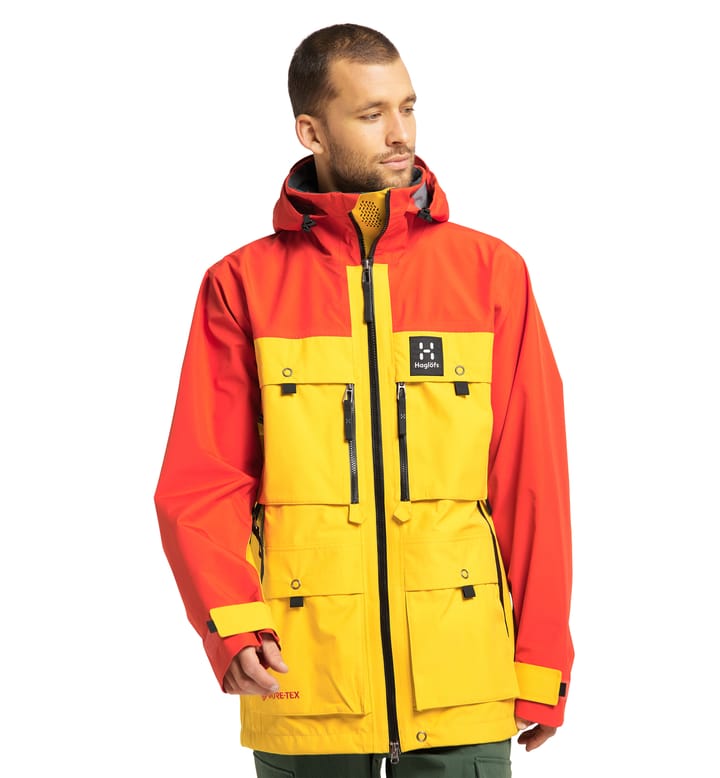 IC3 Gore-Tex Jacket, IC3 Gore-Tex Jacket Pumpkin Yellow/Habanero