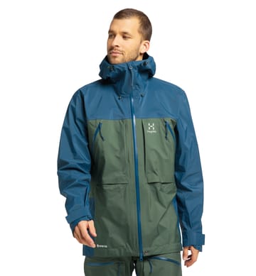 Vassi Touring GTX Jacket Men | Fjell Green/Dark Ocean | Outlet Men