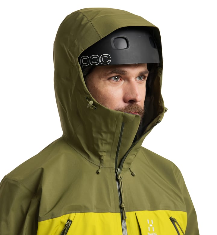 Vassi Touring GTX Jacket Men | Aurora/Olive Green | Outlet Men | Outlet ...