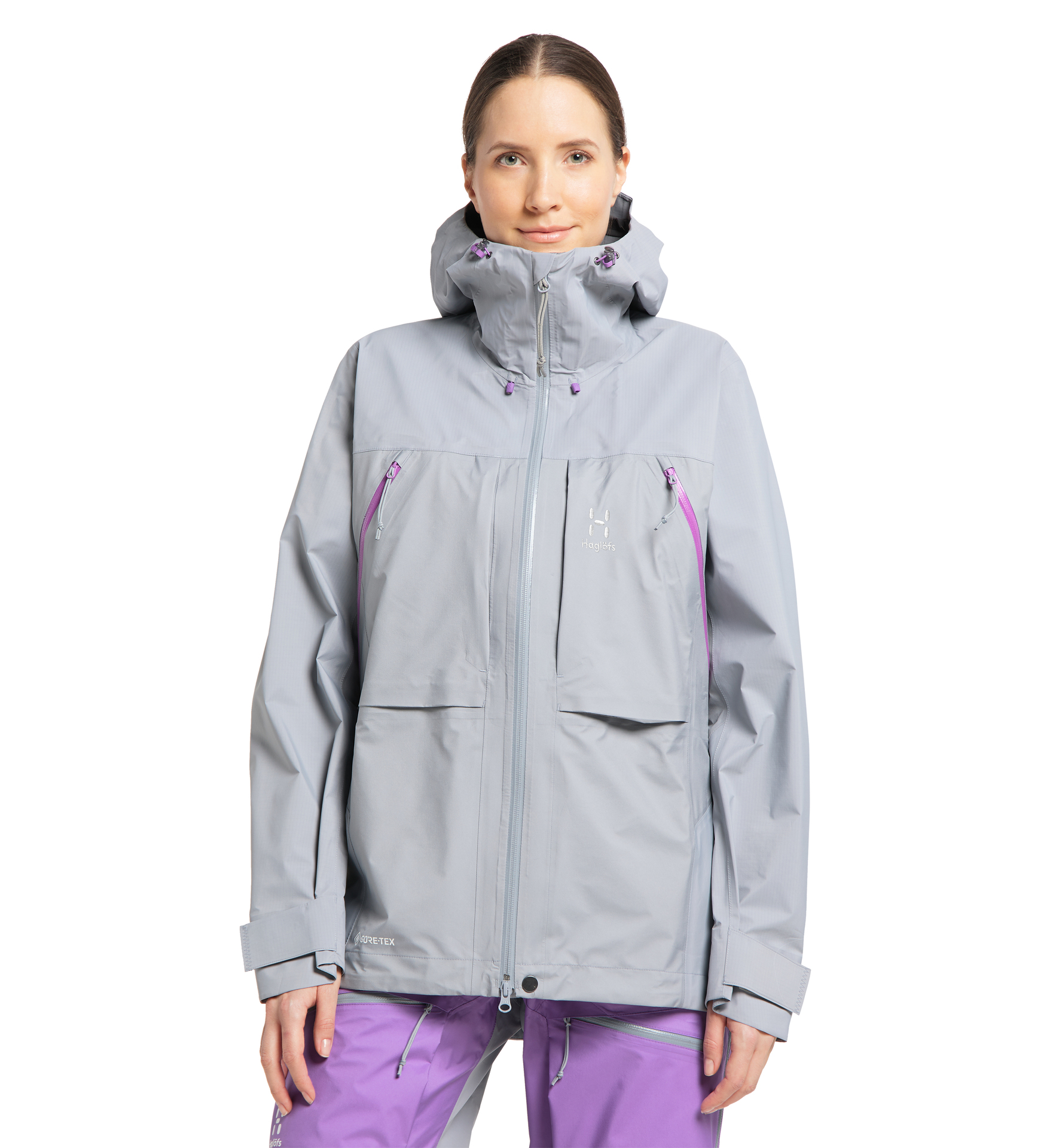 Vassi Touring GTX Jacket Women | Concrete | Outlet - Haglöfs