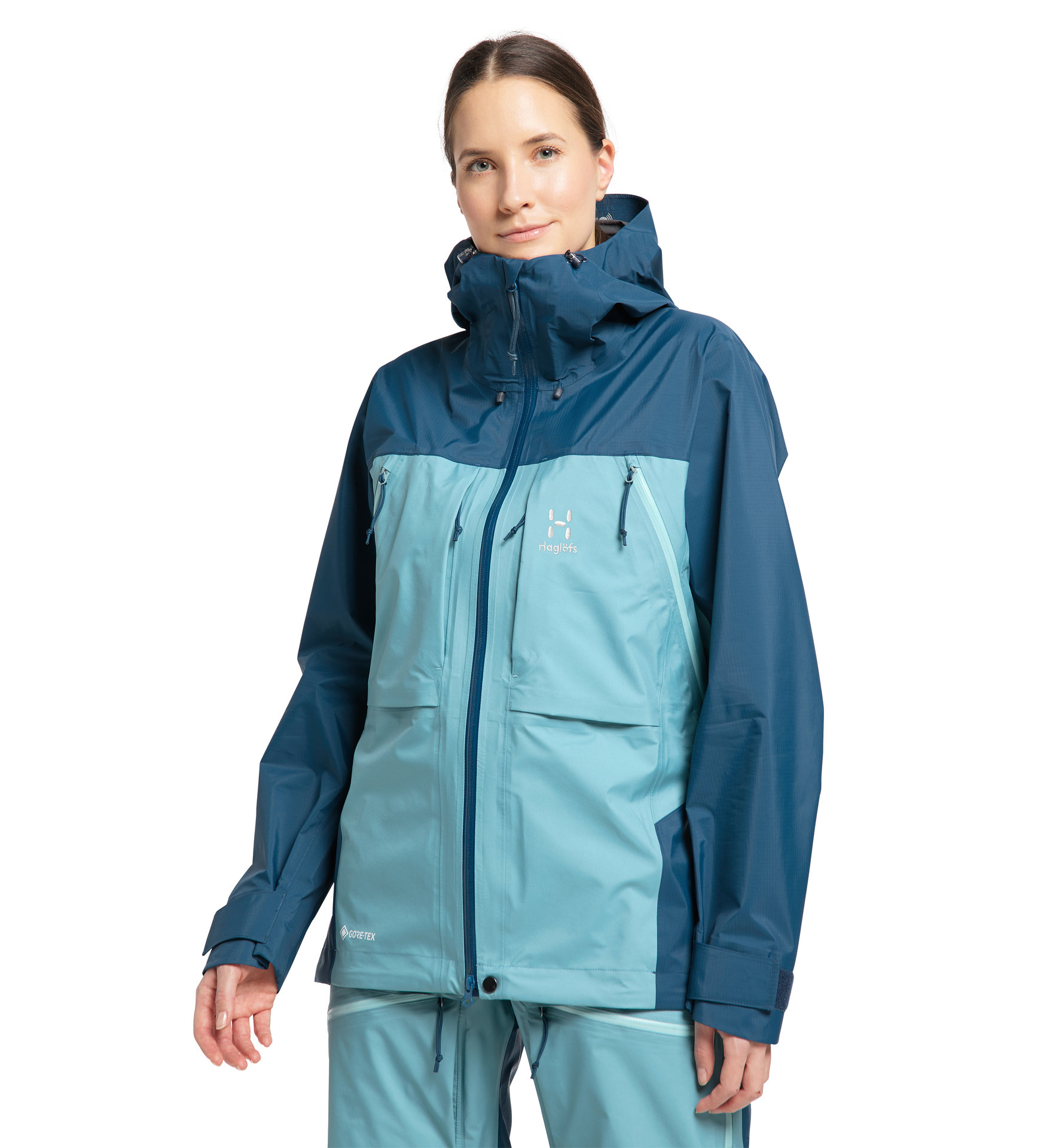 Vassi Touring GTX Jacket Women | Frost Blue/Dark Ocean | Outlet Women ...