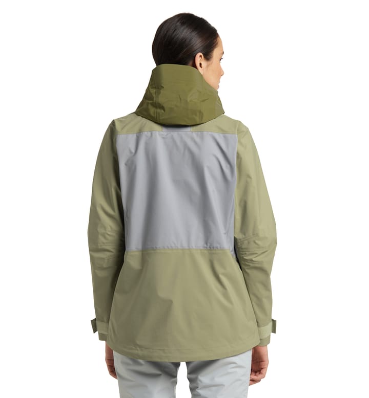 Vassi Touring GTX Jacket Women | Concrete/Thyme Green | Outlet