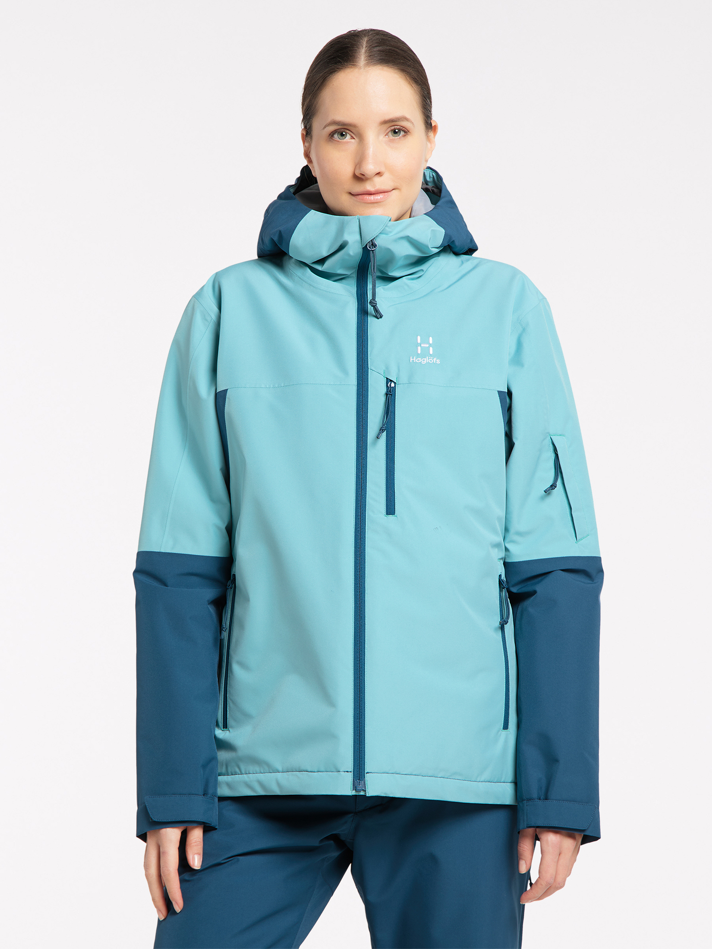 blue insulated jacket