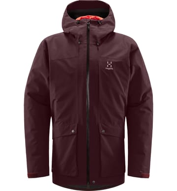 Älv 3-in-1 Down GTX Jacket Men, Älv 3-in-1 Down GTX Jacket Men Burgundy Brown