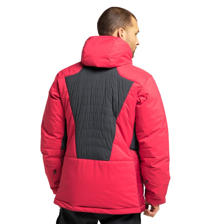 Nordic Expedition Down Hood Men Scarlet Red/Dala Red