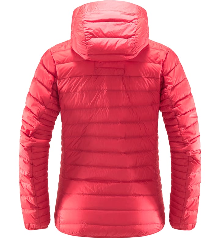 Micro Nordic Down Hood Women Scarlet Red Micro Nordic Down Hood Women Scarlet Red