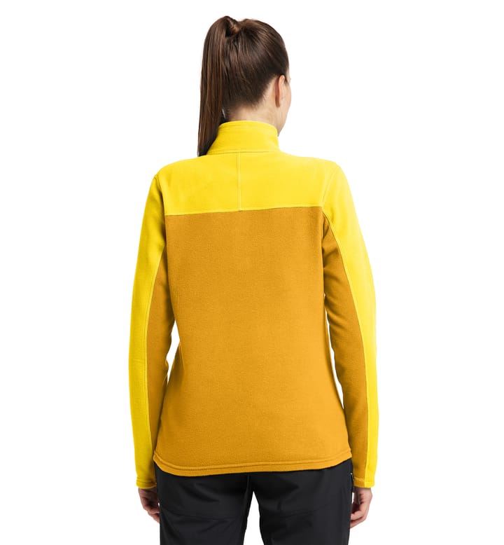 Buteo 1/2 Zip Women, Buteo 1/2 zip Women Pumpkin Yellow/Autumn Leaves Buteo 1/2 Zip Women, Buteo 1/2 zip Women Pumpkin Yellow/Autumn Leaves