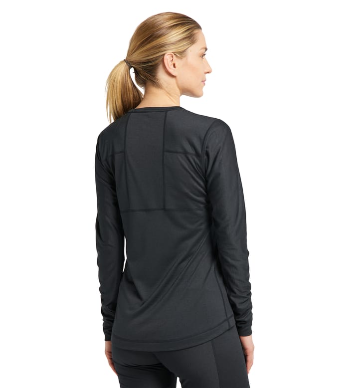 Natural Blend Tech Crew Neck Women, Natural Blend Tech Crew Neck Women True Black Natural Blend Tech Crew Neck Women, Natural Blend Tech Crew Neck Women True Black