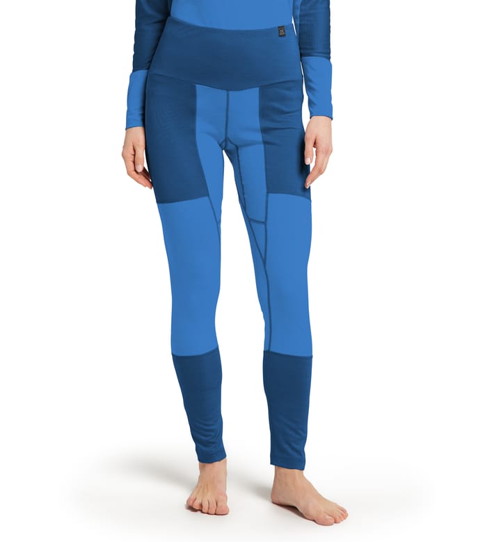 Natural Blend Tech Long Johns Women, Natural Tech Longs Women Baltic Blue/Nordic blue Natural Blend Tech Long Johns Women, Natural Tech Longs Women Baltic Blue/Nordic blue