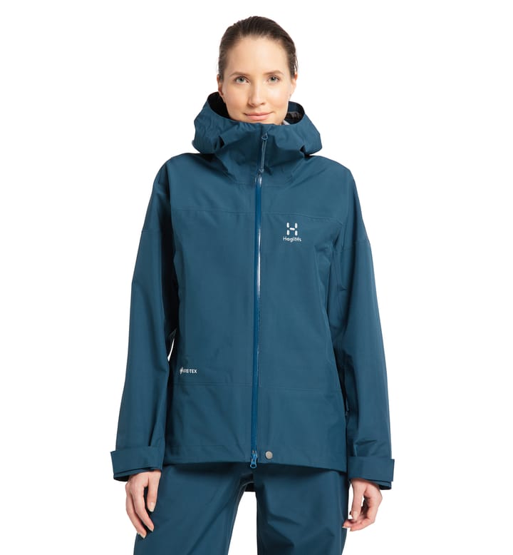 system Alt det bedste rense Spire Alpine GTX Jacket Women | Dark Ocean | Outlet Dame | Outlet | Haglöfs