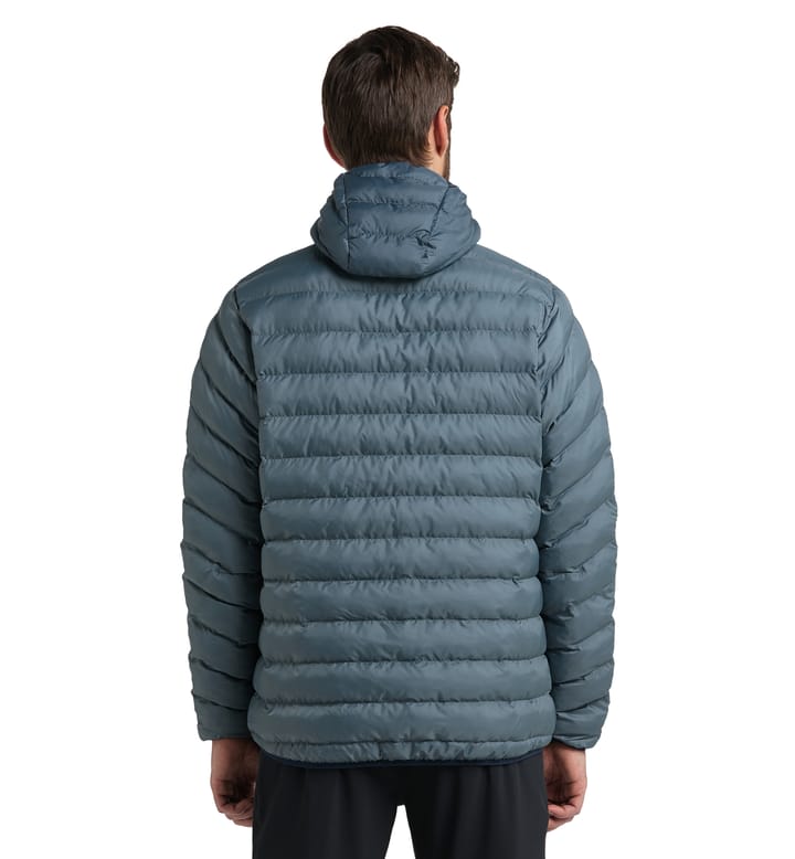 Särna Mimic Hood Men Steel Blue Särna Mimic Hood Men Steel Blue