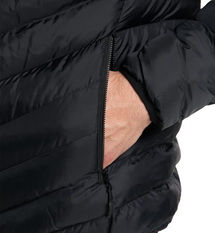 Särna Mimic Hood Men True Black Särna Mimic Hood Men True Black