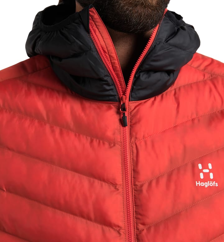 Särna Mimic Hood Men Habanero/True Black Särna Mimic Hood Men Habanero/True Black