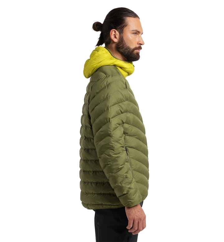 Särna Mimic Hood Men Olive Green/Aurora Särna Mimic Hood Men Olive Green/Aurora