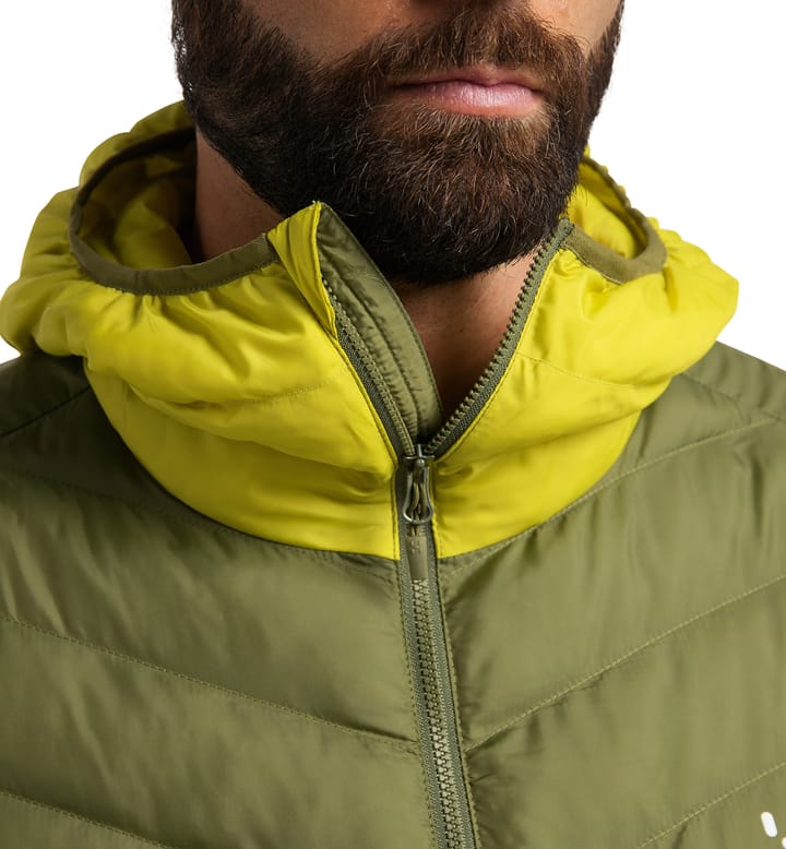 Särna Mimic Hood Men Olive Green/Aurora Särna Mimic Hood Men Olive Green/Aurora