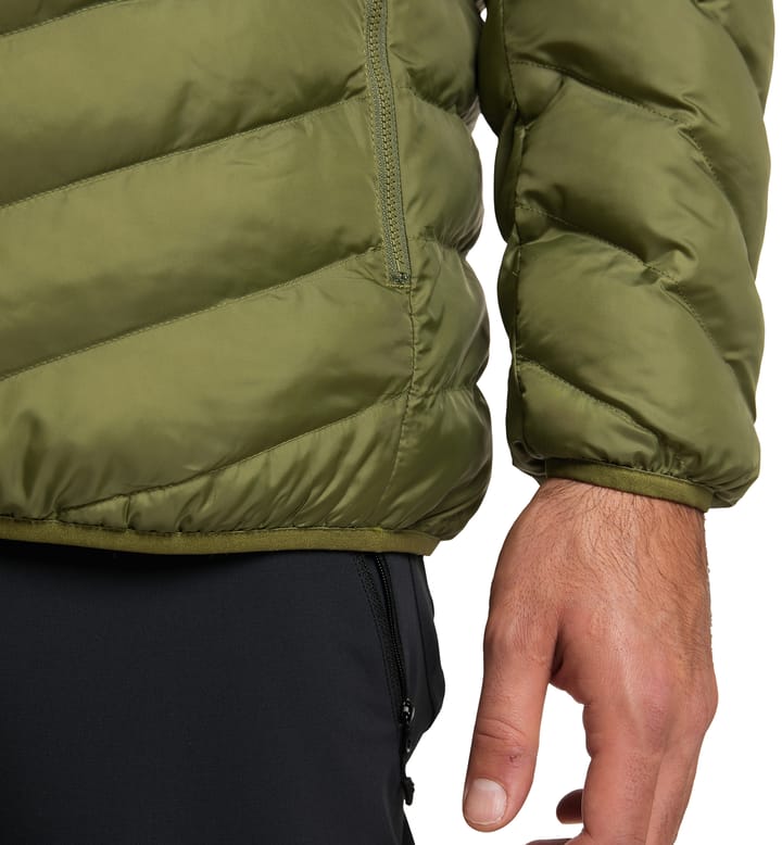 Särna Mimic Hood Men Olive Green/Aurora Särna Mimic Hood Men Olive Green/Aurora