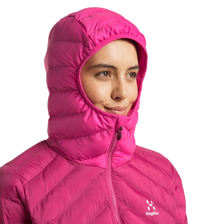 Särna Mimic Hood Women Deep Pink/Ultra Pink Särna Mimic Hood Women Deep Pink/Ultra Pink
