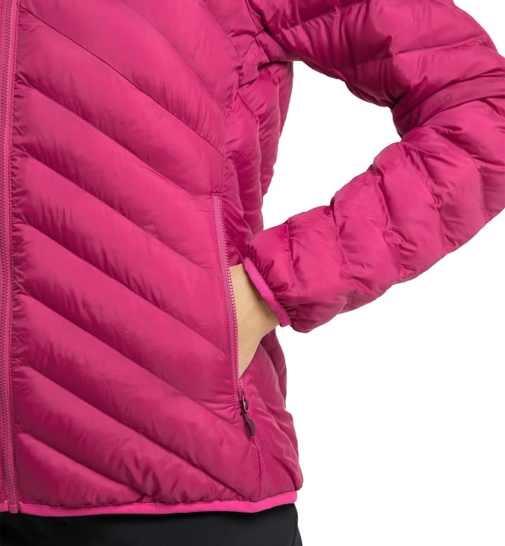 Särna Mimic Hood Women Deep Pink/Ultra Pink Särna Mimic Hood Women Deep Pink/Ultra Pink