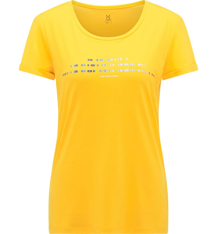 Ridge Hike Tee Women, Ridge Hike Tee Women Pumpkin Yellow