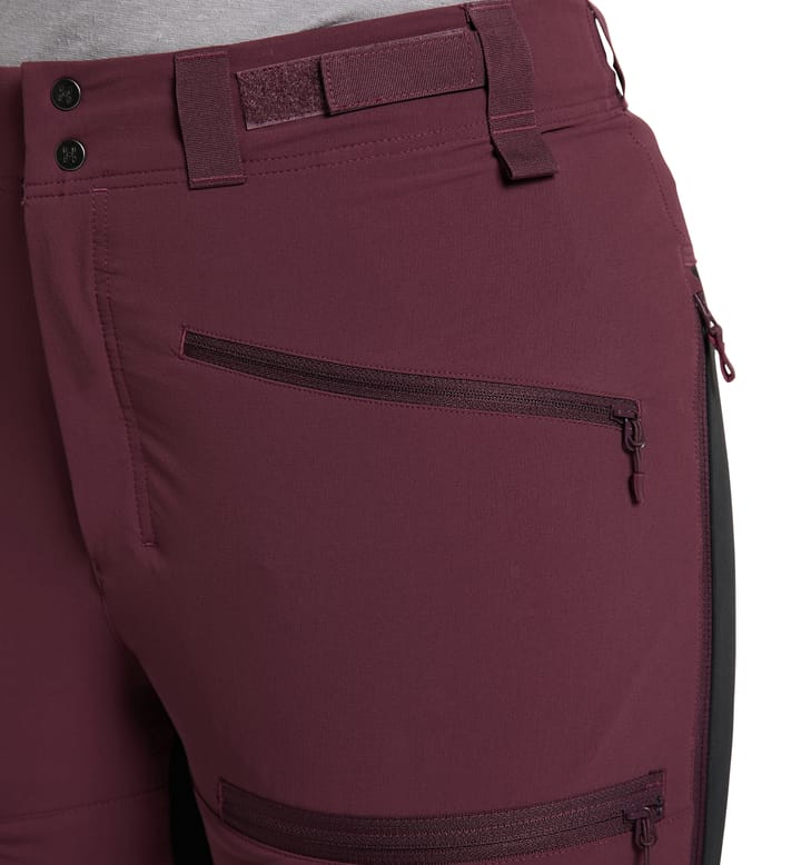 Rugged Slim Pant Women Aubergine/True Black Rugged Slim Pant Women Aubergine/True Black