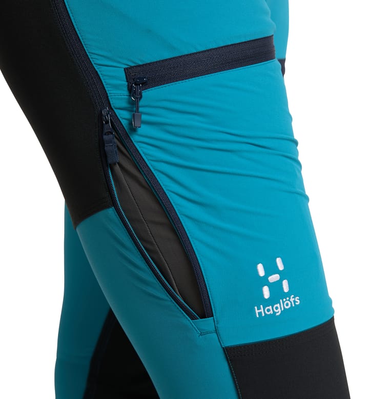 Rugged Slim Pant Women Maui Blue/True Black Rugged Slim Pant Women Maui Blue/True Black