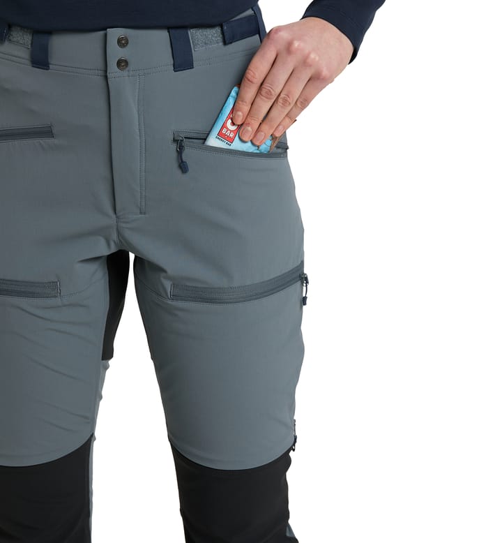 Rugged Slim Pant Women Steel Blue/True Black Rugged Slim Pant Women Steel Blue/True Black