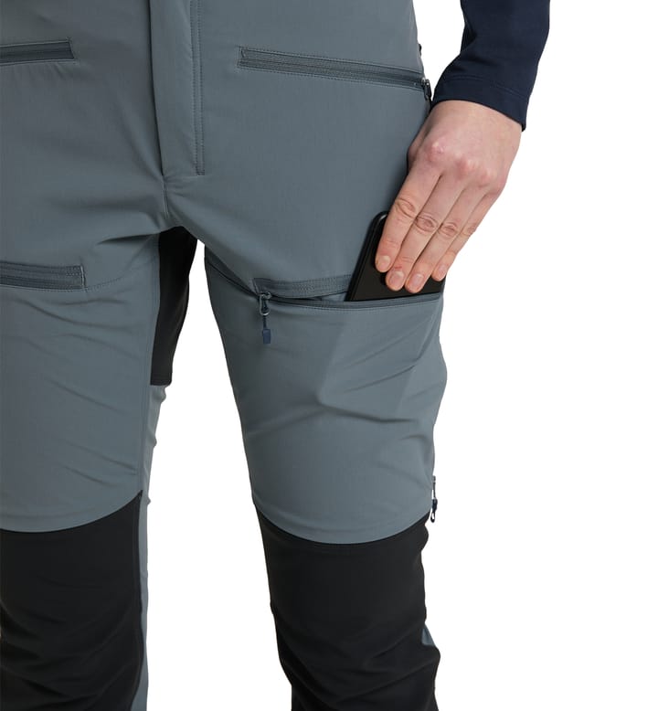 Rugged Slim Pant Women Steel Blue/True Black Rugged Slim Pant Women Steel Blue/True Black