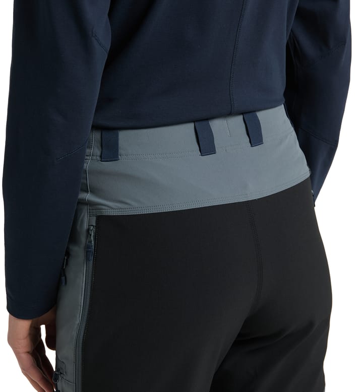 Rugged Slim Pant Women Steel Blue/True Black Rugged Slim Pant Women Steel Blue/True Black