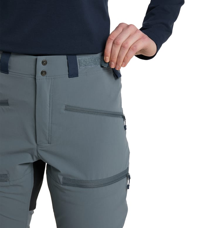 Rugged Slim Pant Women Steel Blue/True Black Rugged Slim Pant Women Steel Blue/True Black