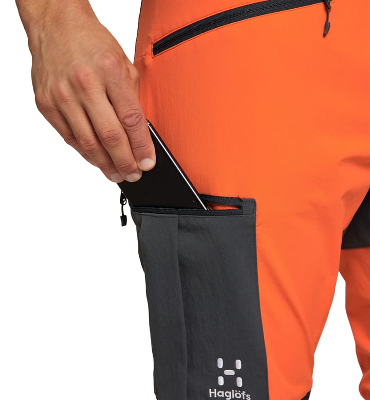 Rugged Slim Pant Men Flame Orange/True Black Rugged Slim Pant Men Flame Orange/True Black