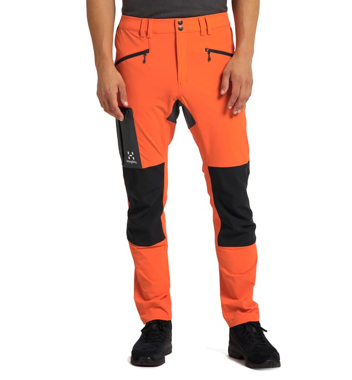 Orange sales black pants